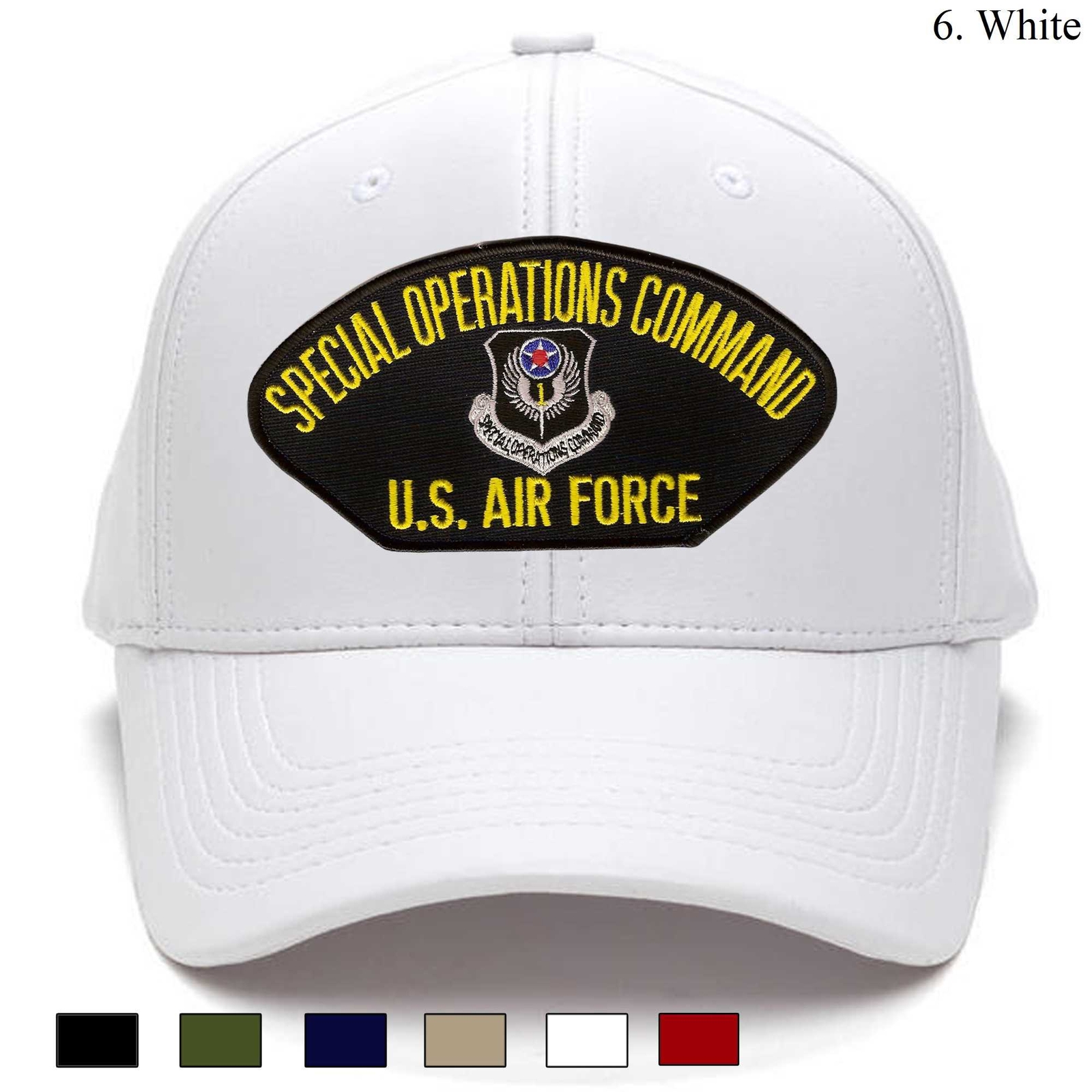 Embroidered Hat Air Force Special Operations Command, Veteran Cap, Trucker Hat