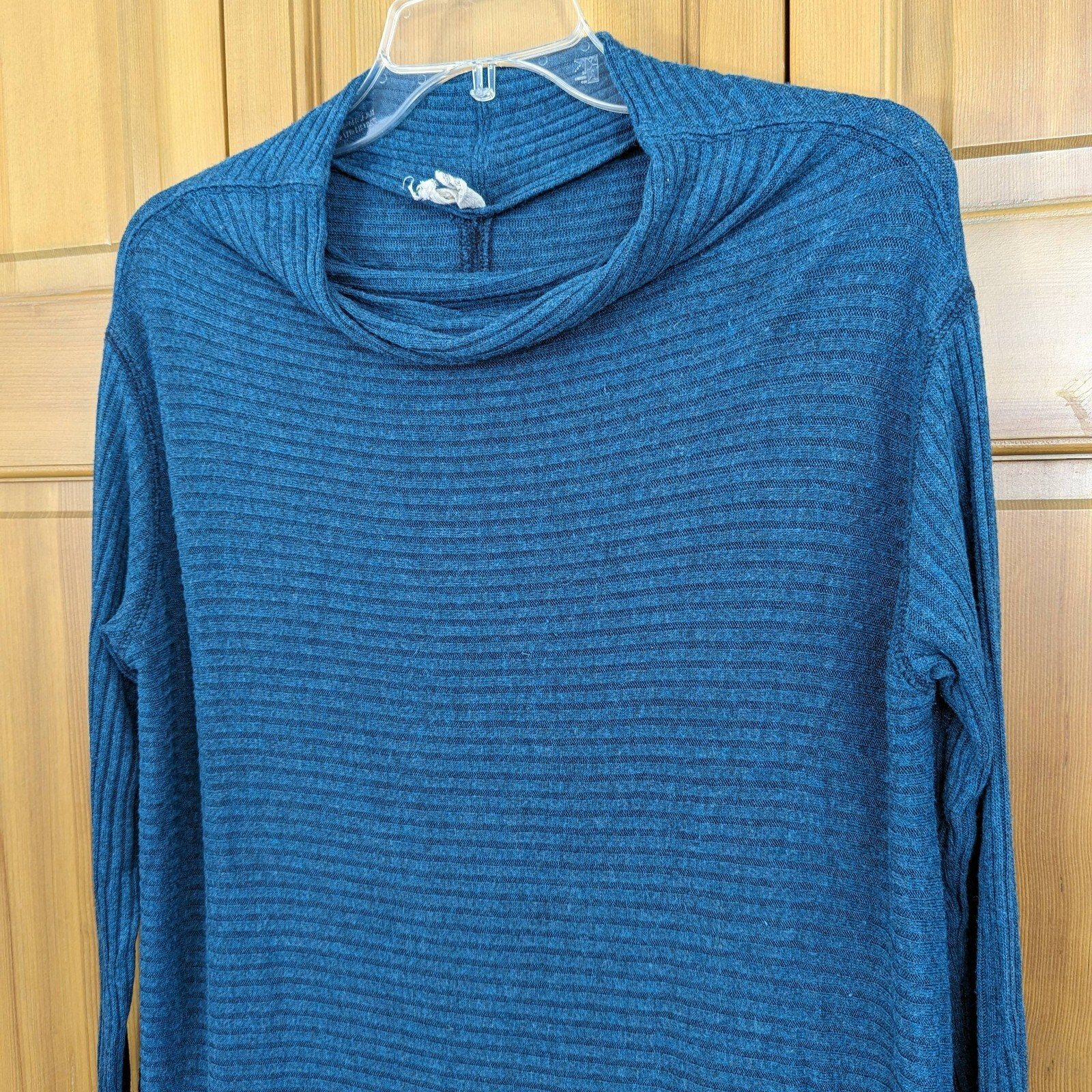Dark bluish green women’s cowl neck sweater size S – P+S+ Urban Outfitters