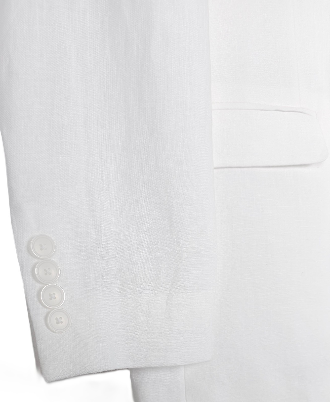 Bar III Mens Slim Fit Linen Sport Coat Blazer 40L White Solid NWT