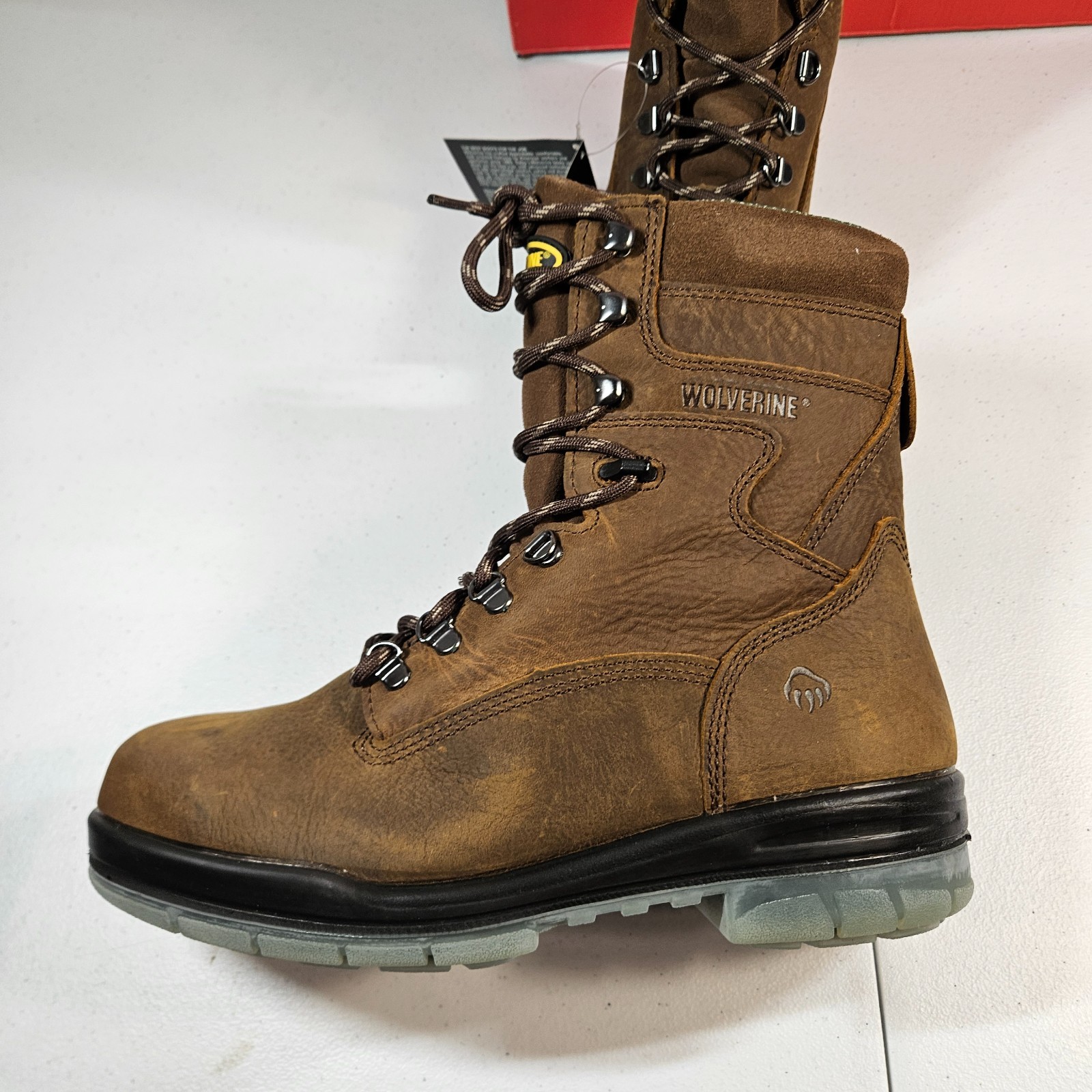 Wolverine Mens DuraShocks Waterproof Insulated Steel Toe 8″ Boot W03295 9 EW