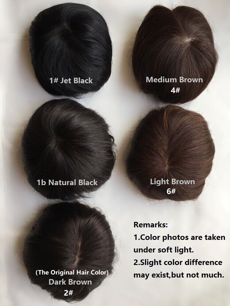 5.5″X6″ Silk Top High Density 100st Virgin Human Hair Topper for Women 8″~20″