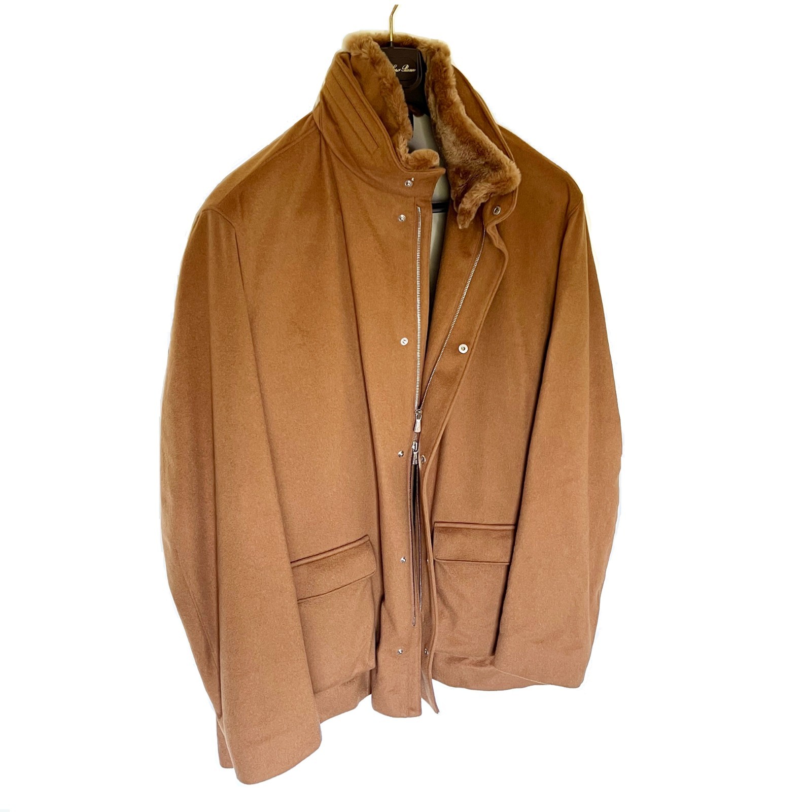 +$23K Loro Piana 3XL Vicuna Winter Voyager Over Jacket Storm System® NWT!