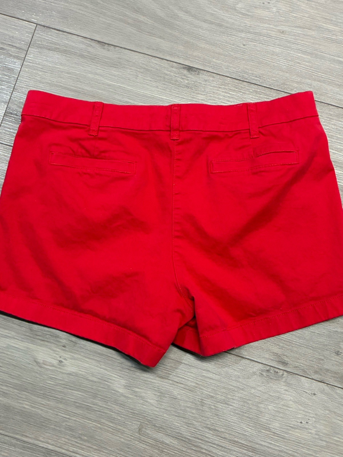 J Crew Shorts Womans Size 12 Red 4.3” Inseam