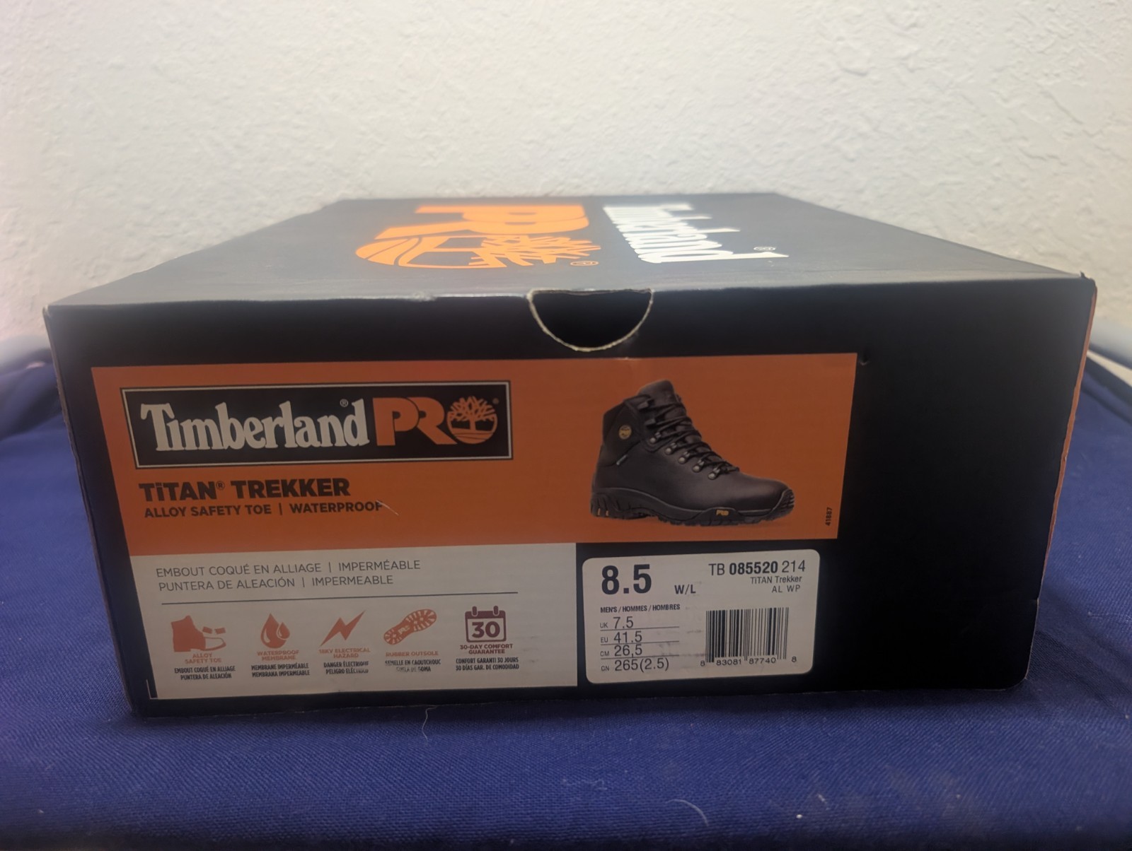 Timberland PRO Men’s Titan Trekker Alloy Toe Waterproof Work Boots Men’s 8.5