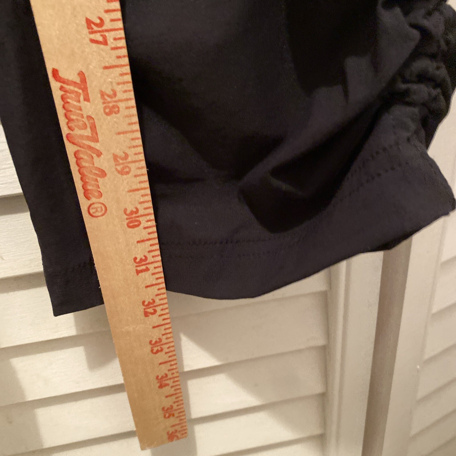 EDDIE BAUER Women’s “Rainier Capri Activewear Pants” Black Nylon Size 12 EUC