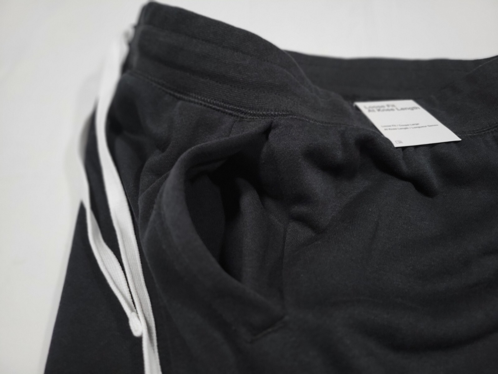 Nike Mens Sportswear Alumini Shorts Soft French Terry DX0502-010 Black-white