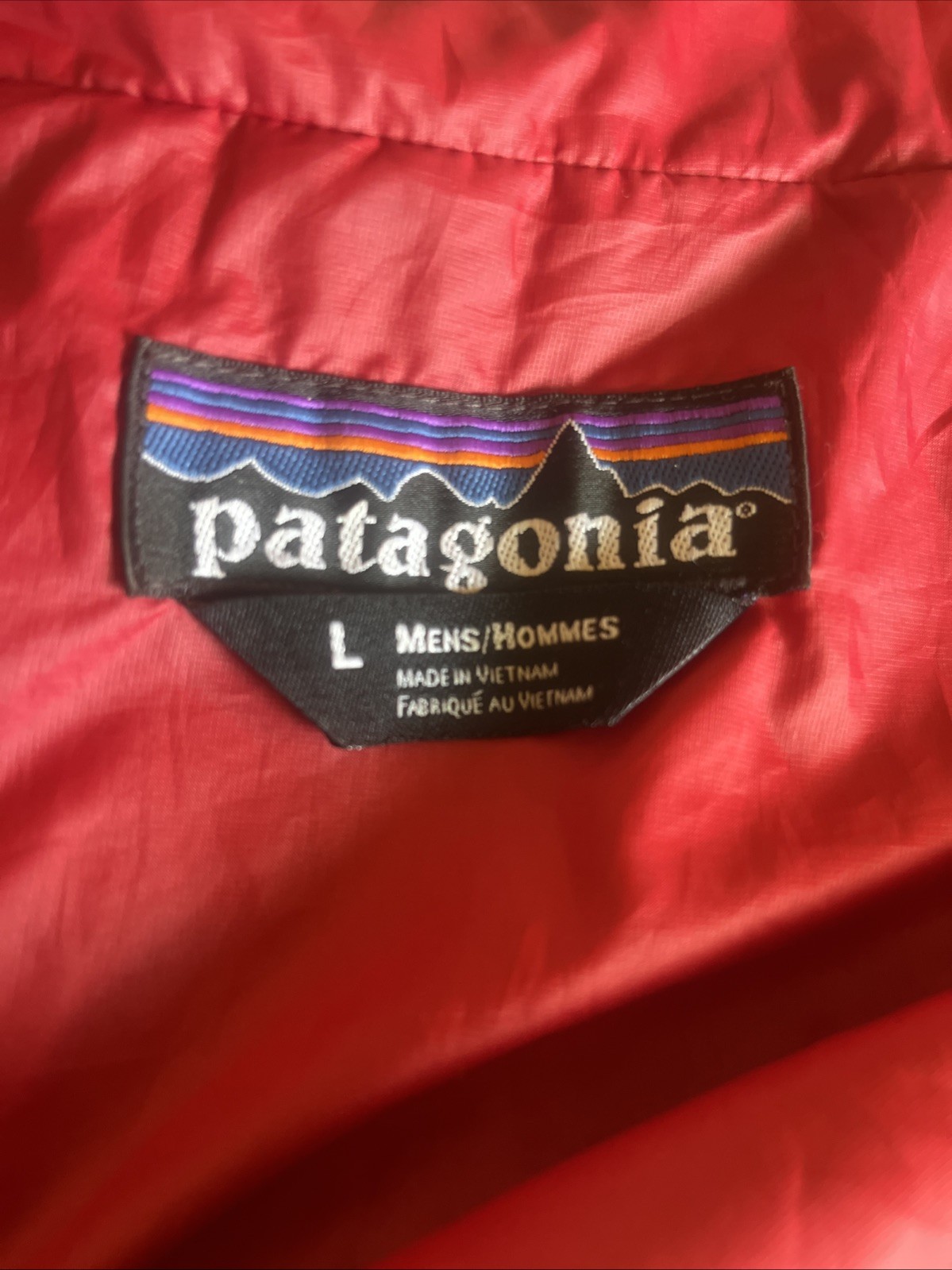 Patagonia Men’s Nano Puff Vest Size Large for Outdoor Hiking