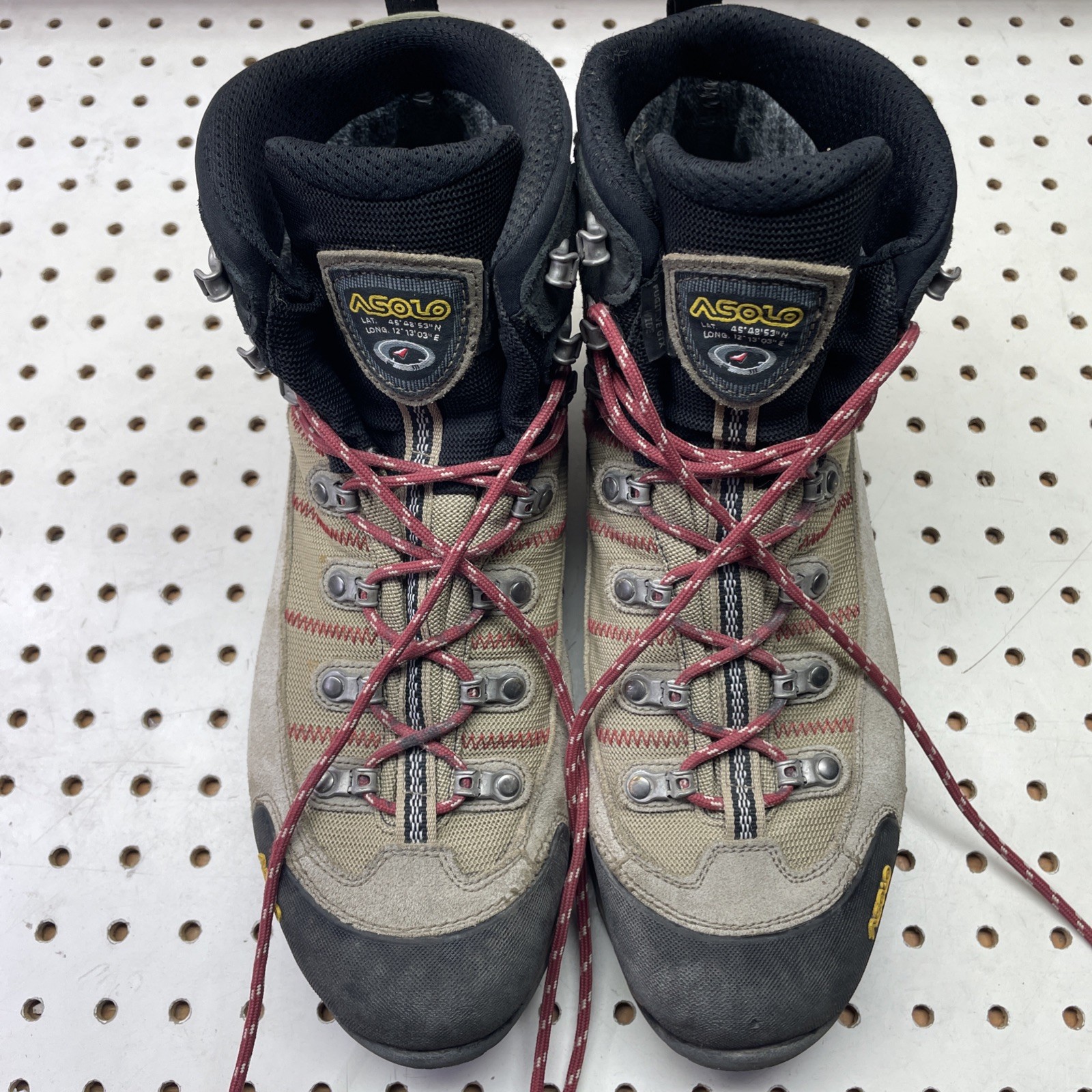 ASOLO FUGITIVE GTX Waterproof Hiking Backpacking Boots Sz Mens 13
