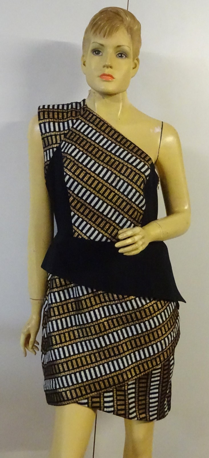 SASS & BIDE “Natural Selection” Asymetric One Shoulder Dress – Size 14 – $890