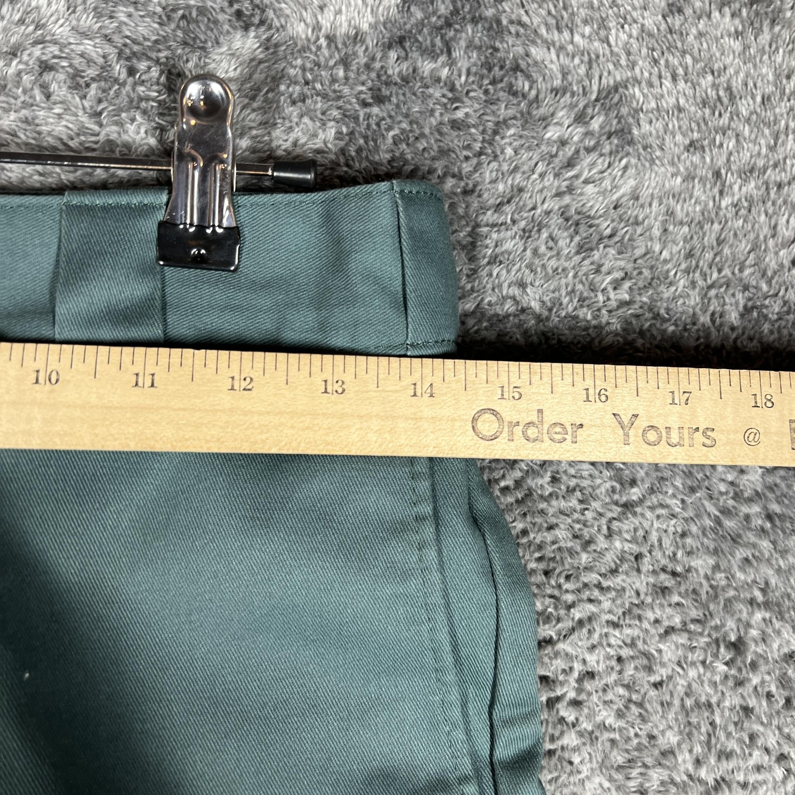 Dickies Pants Mens 28×30 Green Chino 874 Original Fit Canvas Workwear Pockets
