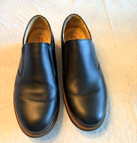 Samuel Hubbard Men’s 13XW “Frequent Traveler” Slip-on Black Leather 13 XW Exc Cd