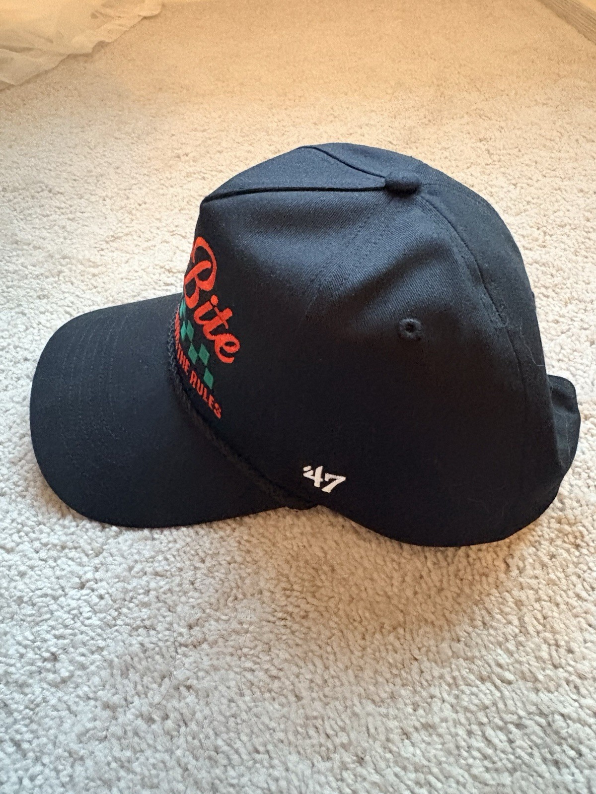 Rare Barstool Dave Portnoy One Bite Pizza SnapBack Hat Trucker ‘47 brand