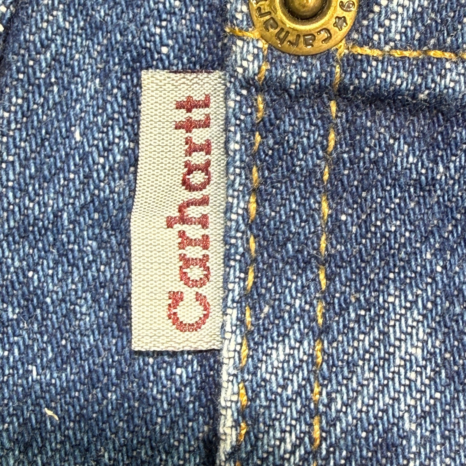 Carhartt Traditional Fit Jeans Mens 34×36 Blue Straight Leg B18 DST Vintage Y2K