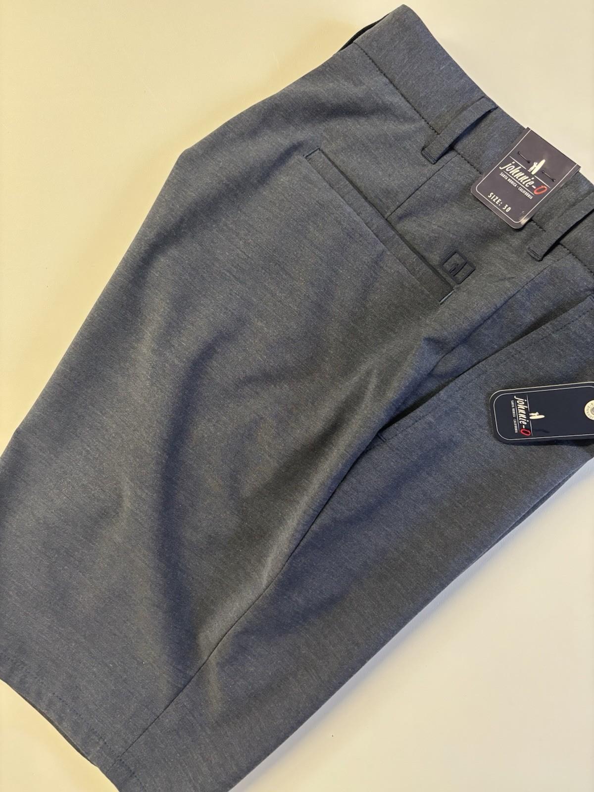 Johnnie-O Mulligan Performance Shorts – High Tide Blue – Multiple Sizes