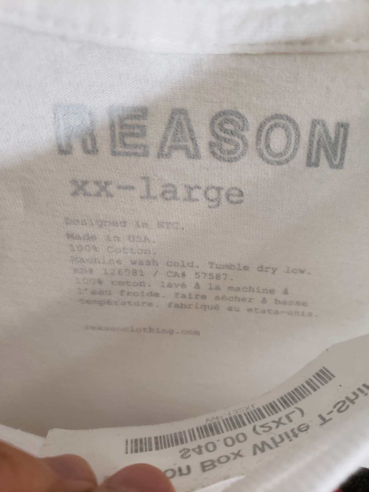 Reason Brand Men’s Short Sleeve Tee 2XL SHIRT Superior Products Co NEW york City
