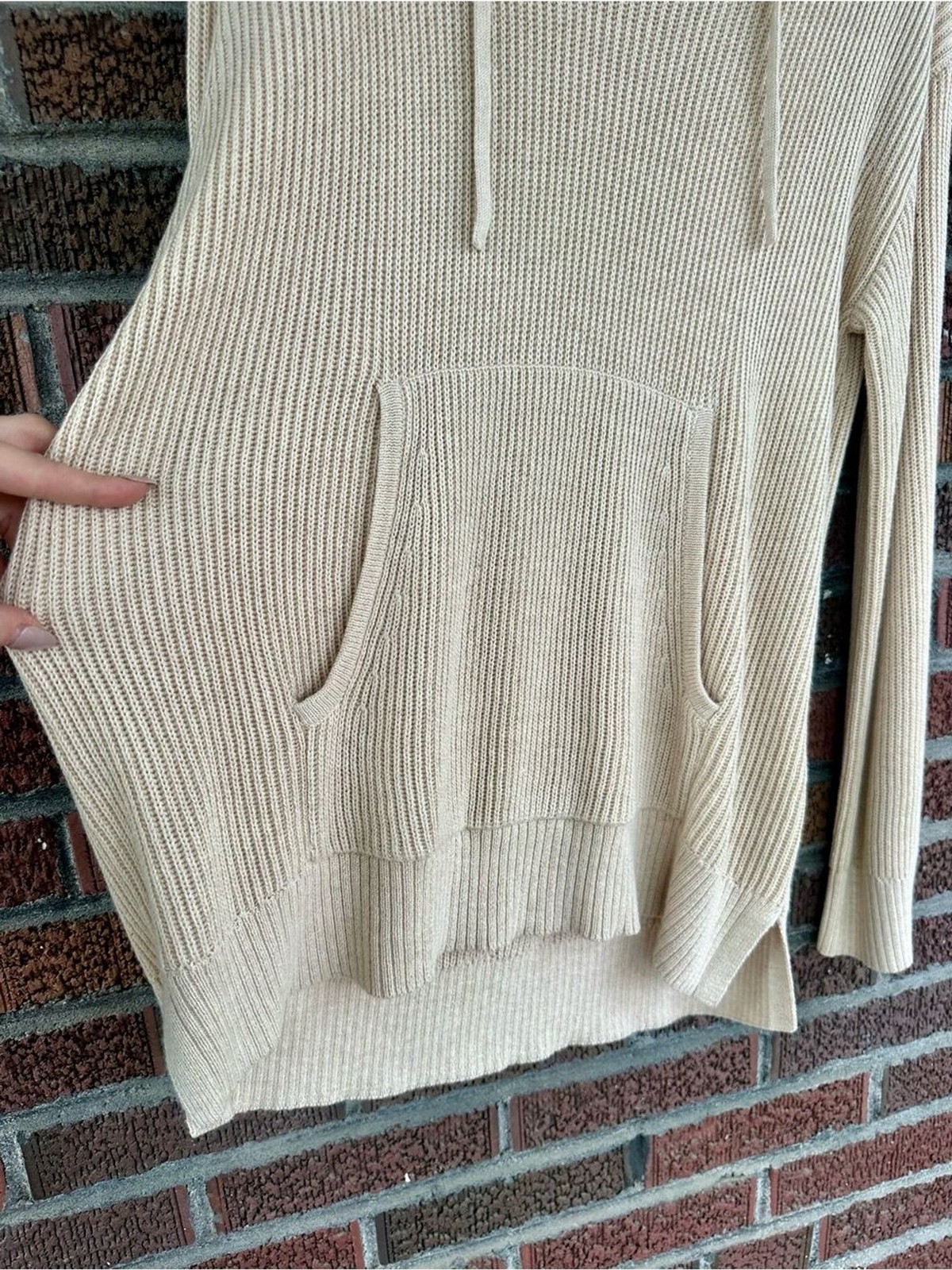 J. Crew Ribbed cotton-cashmere hoodie