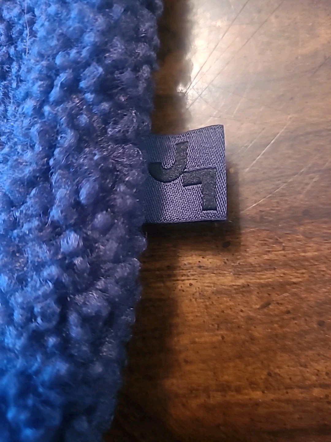 2 Joy Lab 1/2 Zip Sharpa Pullover Blue & Gray Cropped Plush Drawstring Hem…