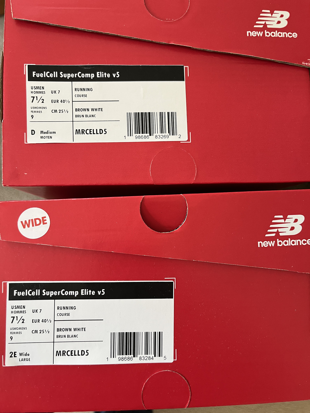 New Balance FuelCell SuperComp Elite v5 Running Racing Shoes Carbon Fiber Plate