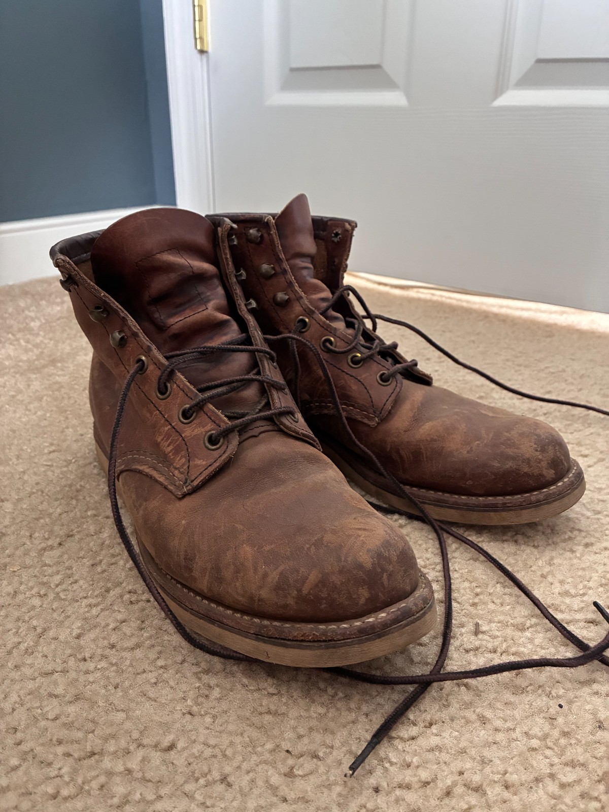 Red Wing Heritage 6″ Rover Round Toe Amber Harness 8.5 D