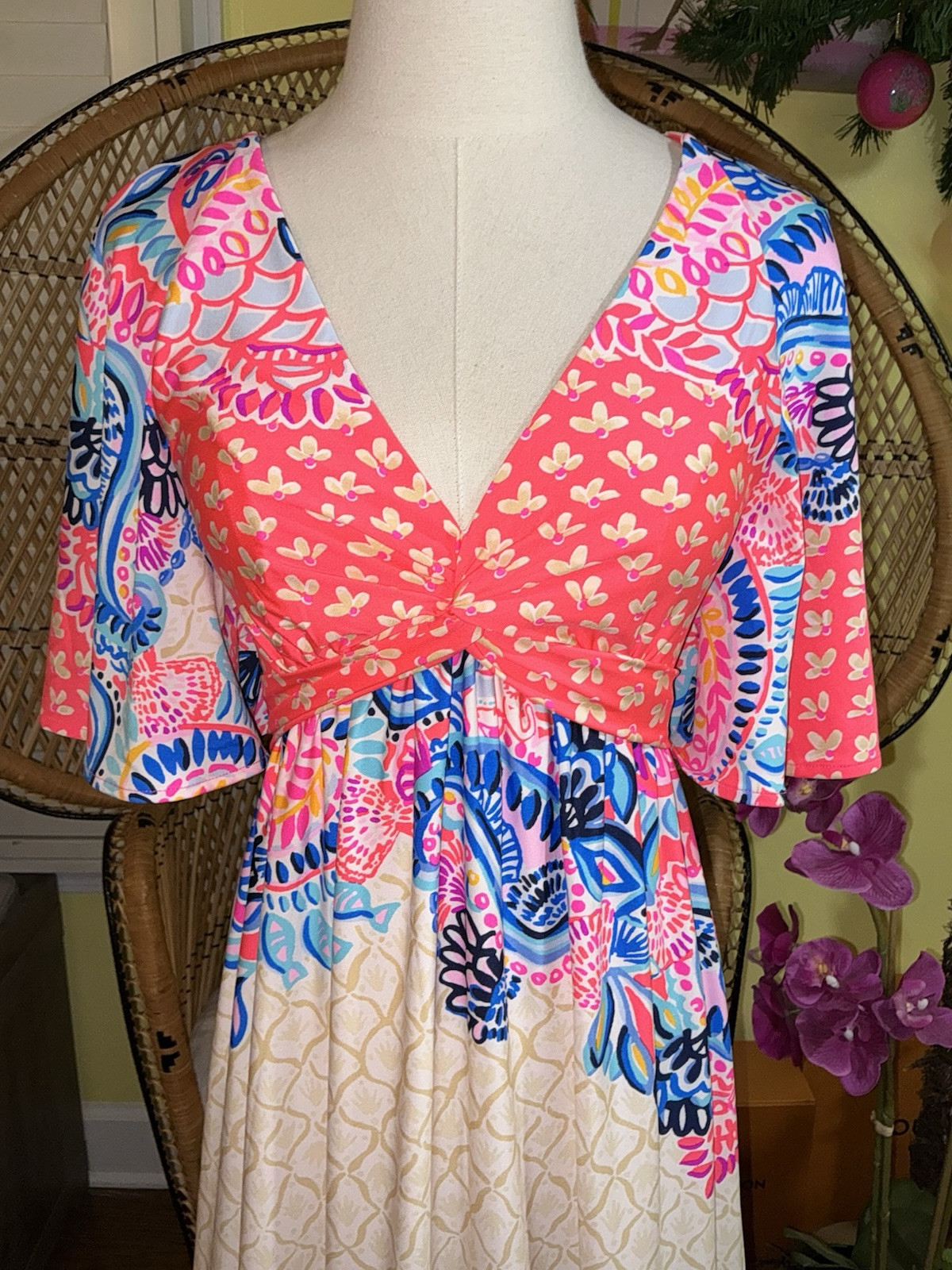 Lilly Pulitzer NWT Minka Maxi Dress Coral Beach Bungalow 🦄 Size 0,2,10,14,16