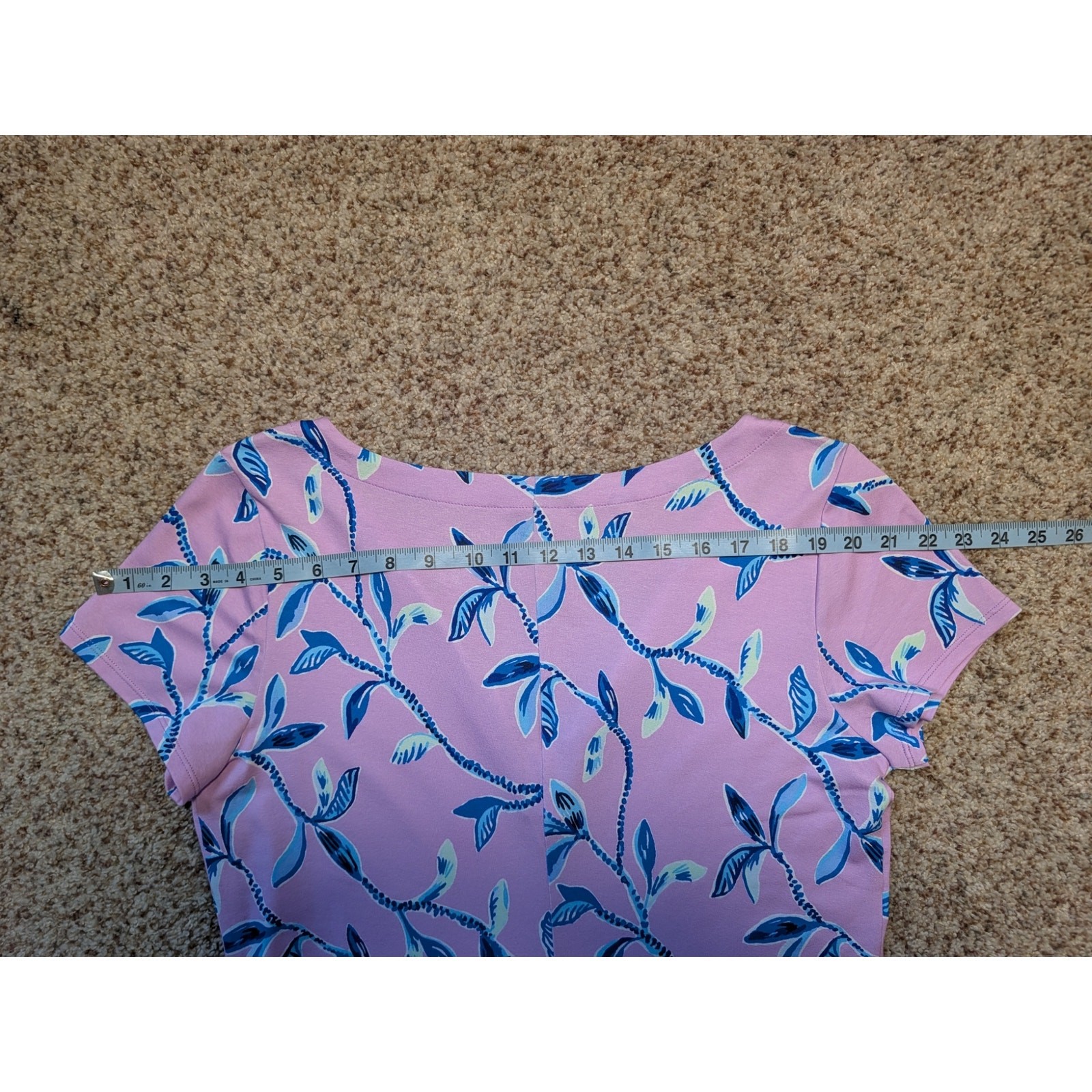 Lilly Pulitzer Sophiletta Dress Womens L Purple Slathouse Jungle Elephant UPF50