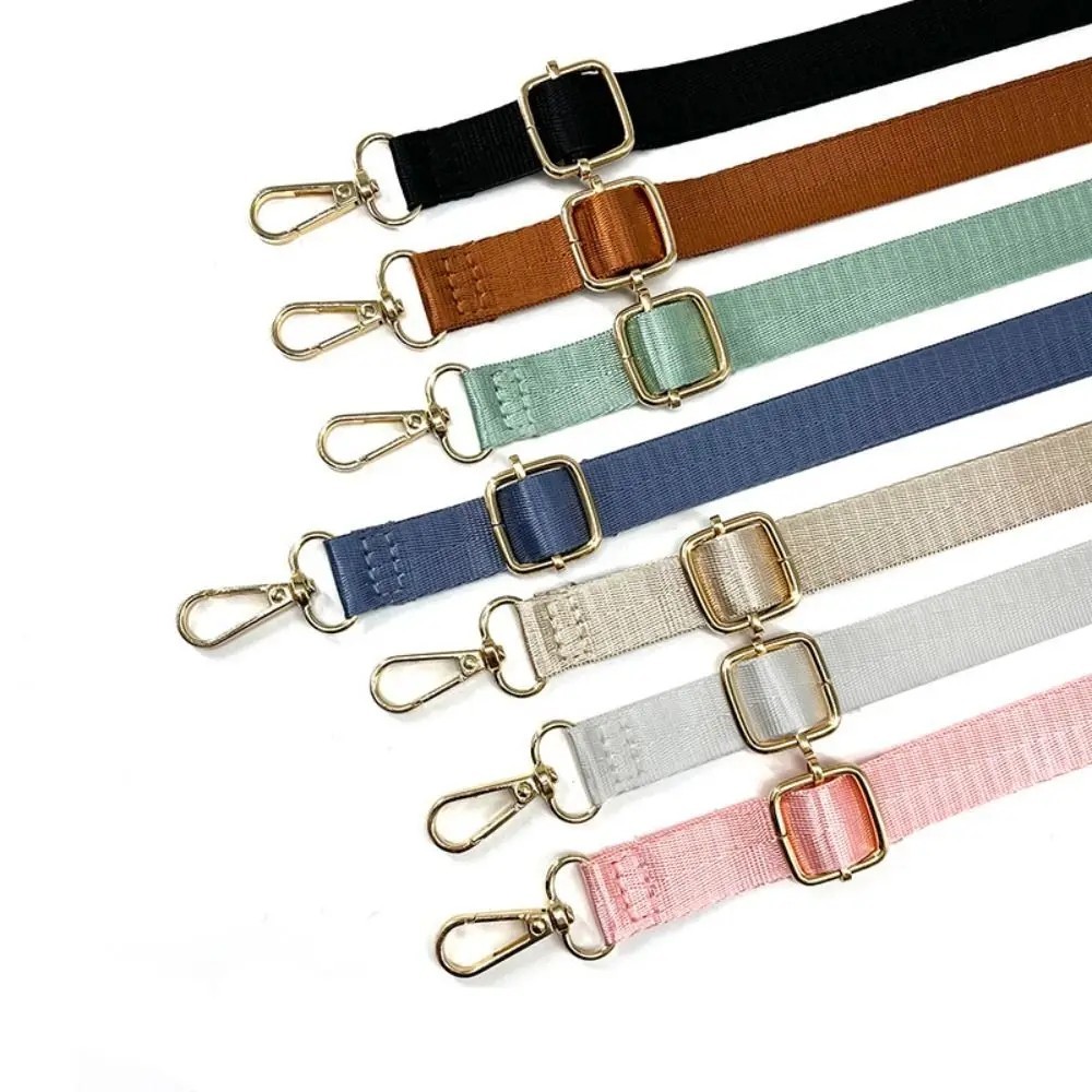 Nylon Bag Strap Solid Color Woman Colored Straps for Crossbody Messenger Shoulde