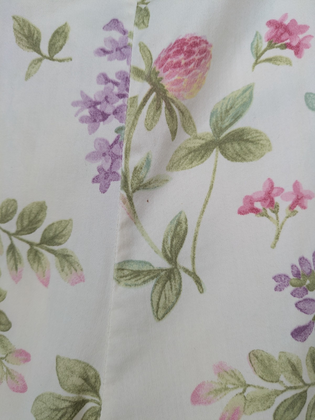 Crabtree Evelyn Pajamas Set Cotton Floral Turkiye Cream Vintage Pocket S Women’s