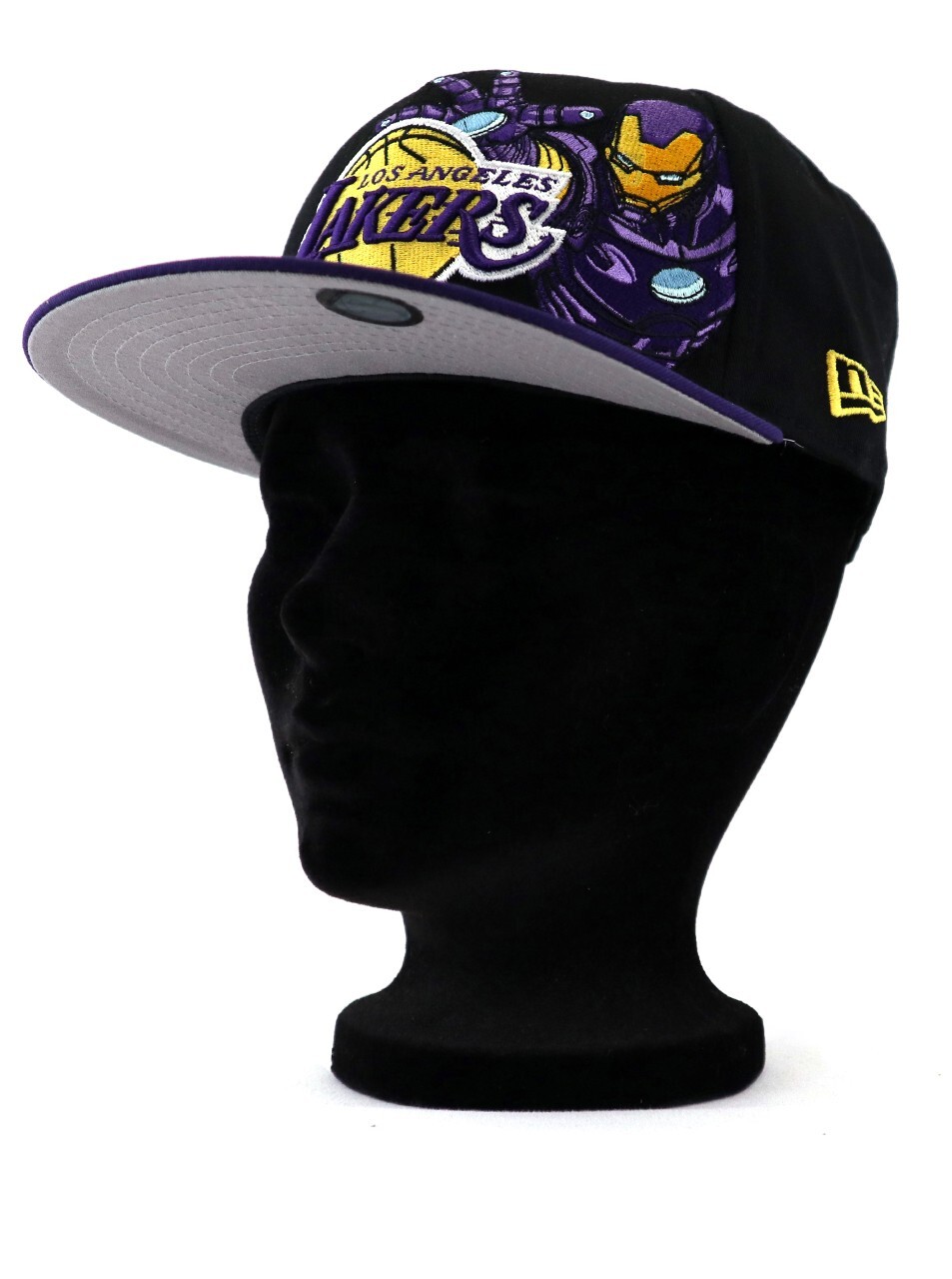 New Era Marvel Iron Man NBA Los Angeles LA Lakers 9fifty Snapback Hat Adjustable