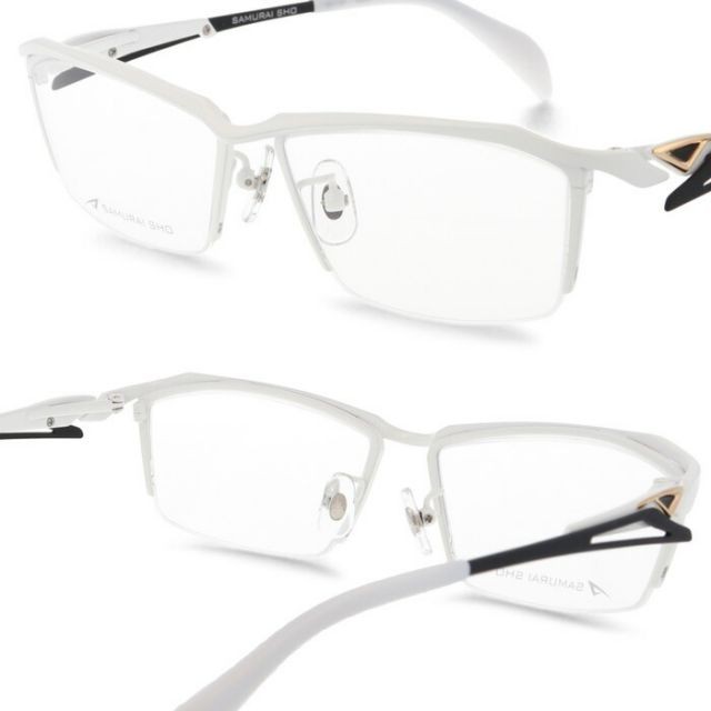 SAMURAI SHO Eyewear SS-T131 col.LTD2 57mm White Made in Japan 2026 Samurai Sho B