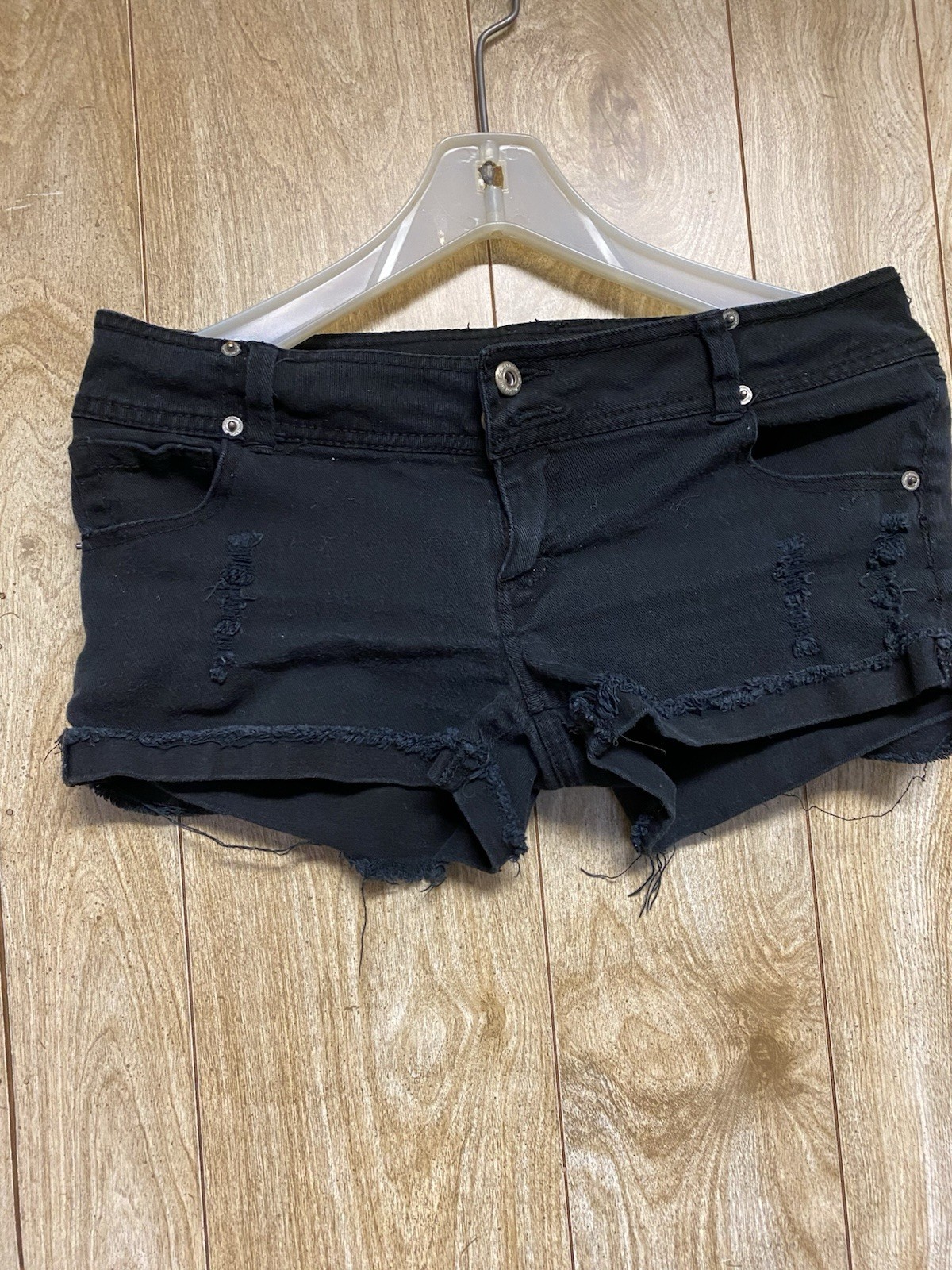 Blue Asphalt Women’s Jean Shorts Size 9 Dark Wash, Cuffed