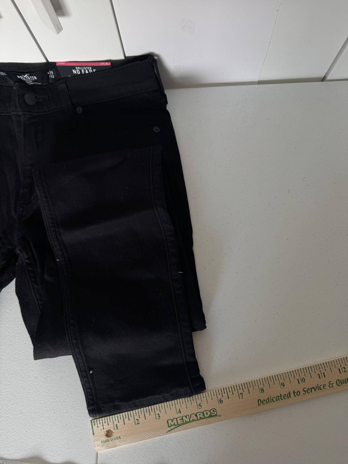 Hollister Jeans No Fade technology Men’s Size W29x32 Skinny stretch.