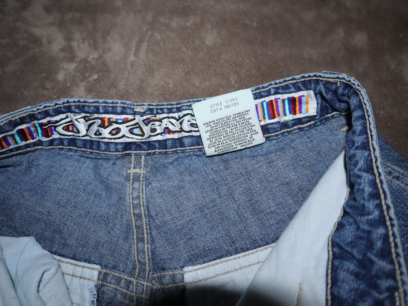 JNCO “GirlyStuff” Lishuz Vintage Jeans Size 7 #1253 – 36″ Leg Opening EXRARE
