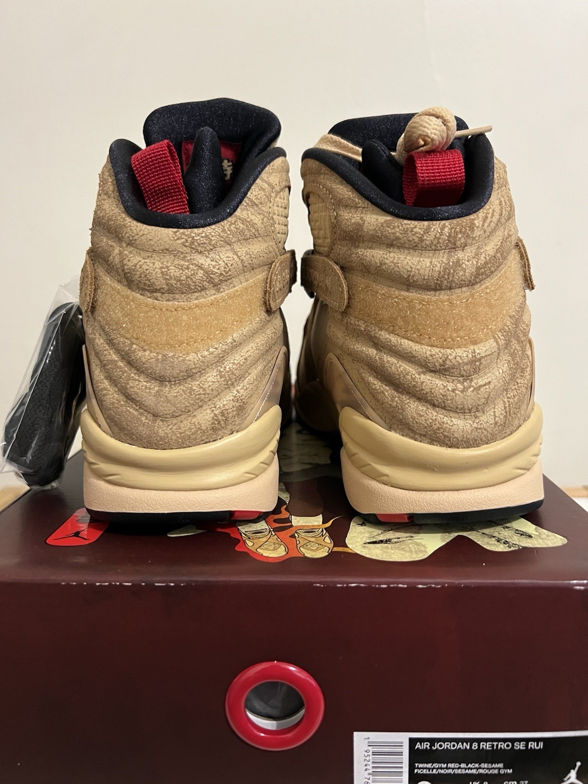 Jordan Retro 8 Rui “Black Samurai” Size 9