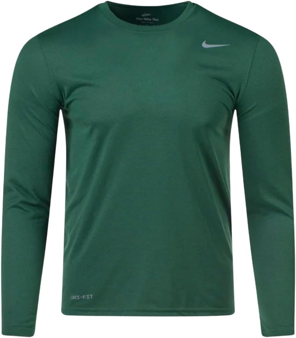 Nike Legend Dri-Fit T-Shirt Long Sleeve Red Grey Blue Navy Green 727980 Large