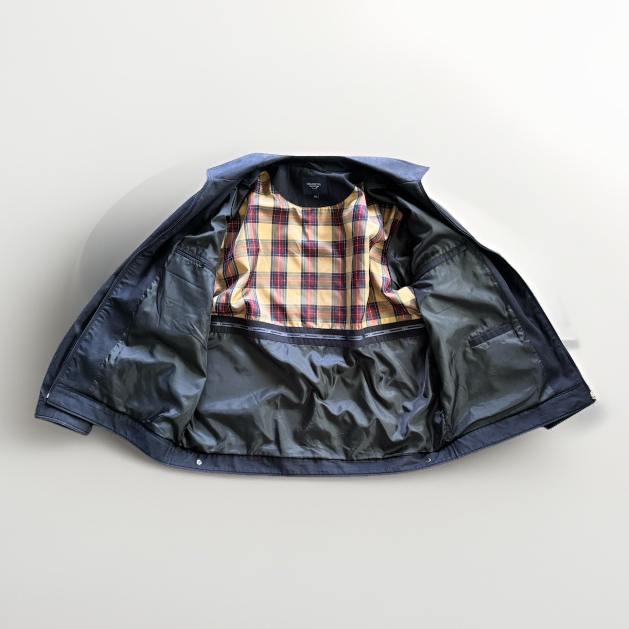 NWOT Bosideng Men’s Bomber Golf Jacket Size 2XL Black Full Zip Casual Night