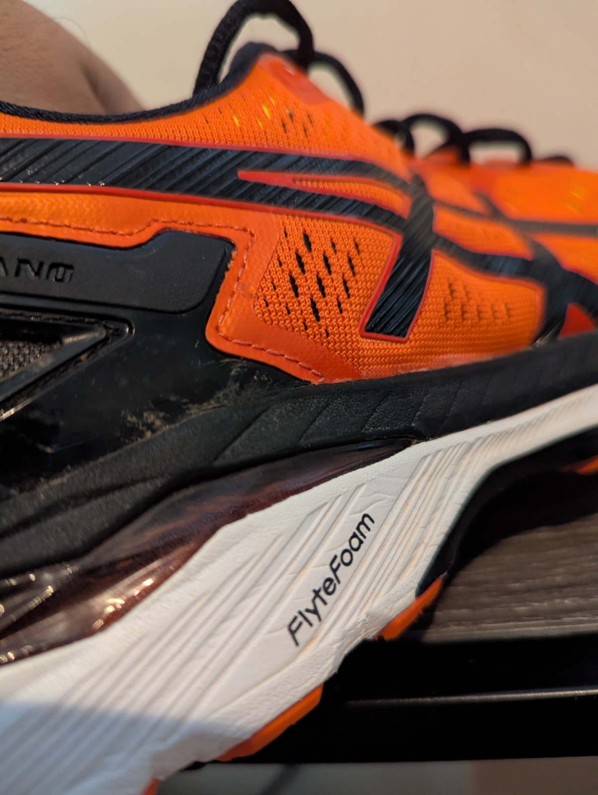 ASICS Gel Kayano 23 Lite Show ‘Flame Orange’ Size 11 1/5 Men’s Running Shoes