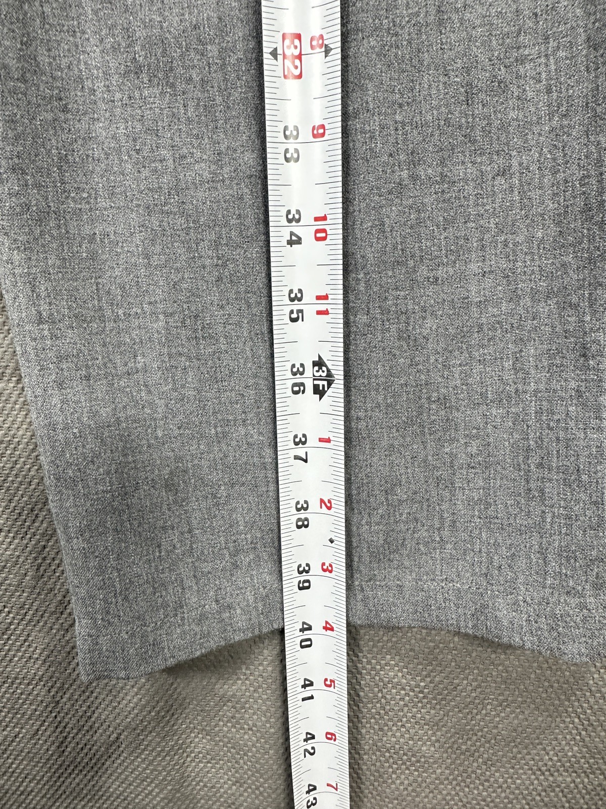 Alberto Comfort Fit Mens 52 Gray Relaxed Dress Pants Tom Ceramica