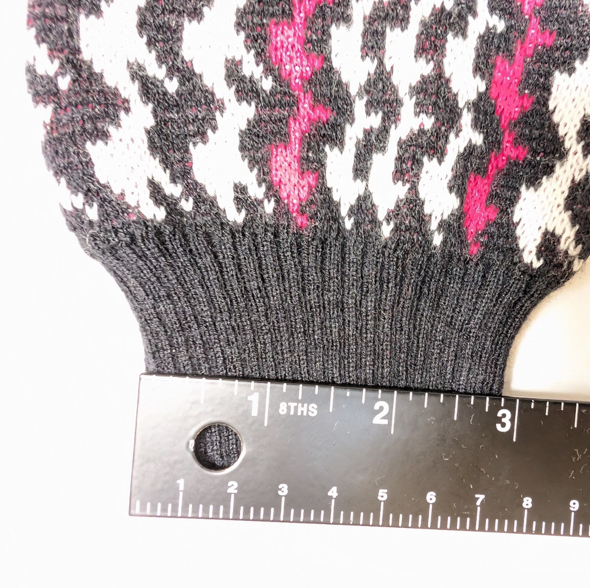 VTG Euro Flash Sweater OSFA Geometric Knit Retro 80s 90s Made In Hungary Cosby