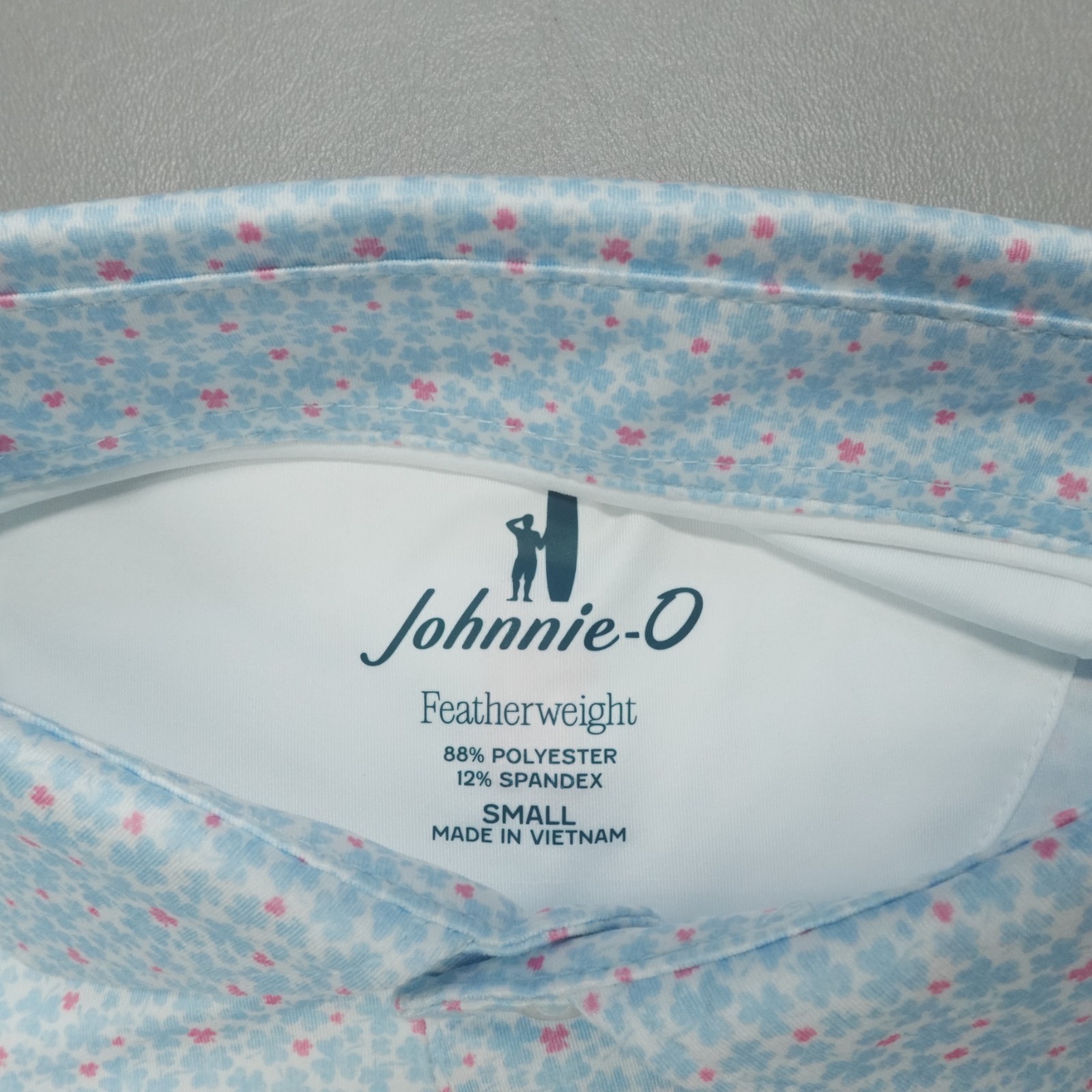 Johnnie-O Men’s Kona Four Leaf Clover Featherweight Golf Polo NWT $110