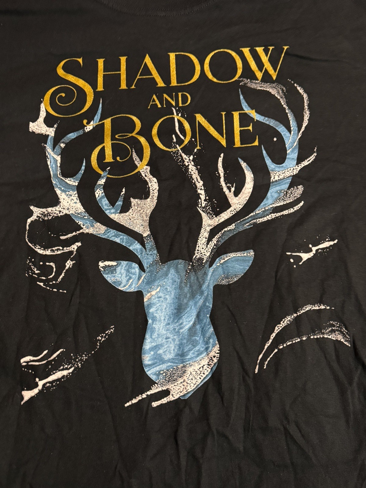 Out of Print Shadow and Bone Shirt Size XL Graphic Tee Shirt Logo Merch