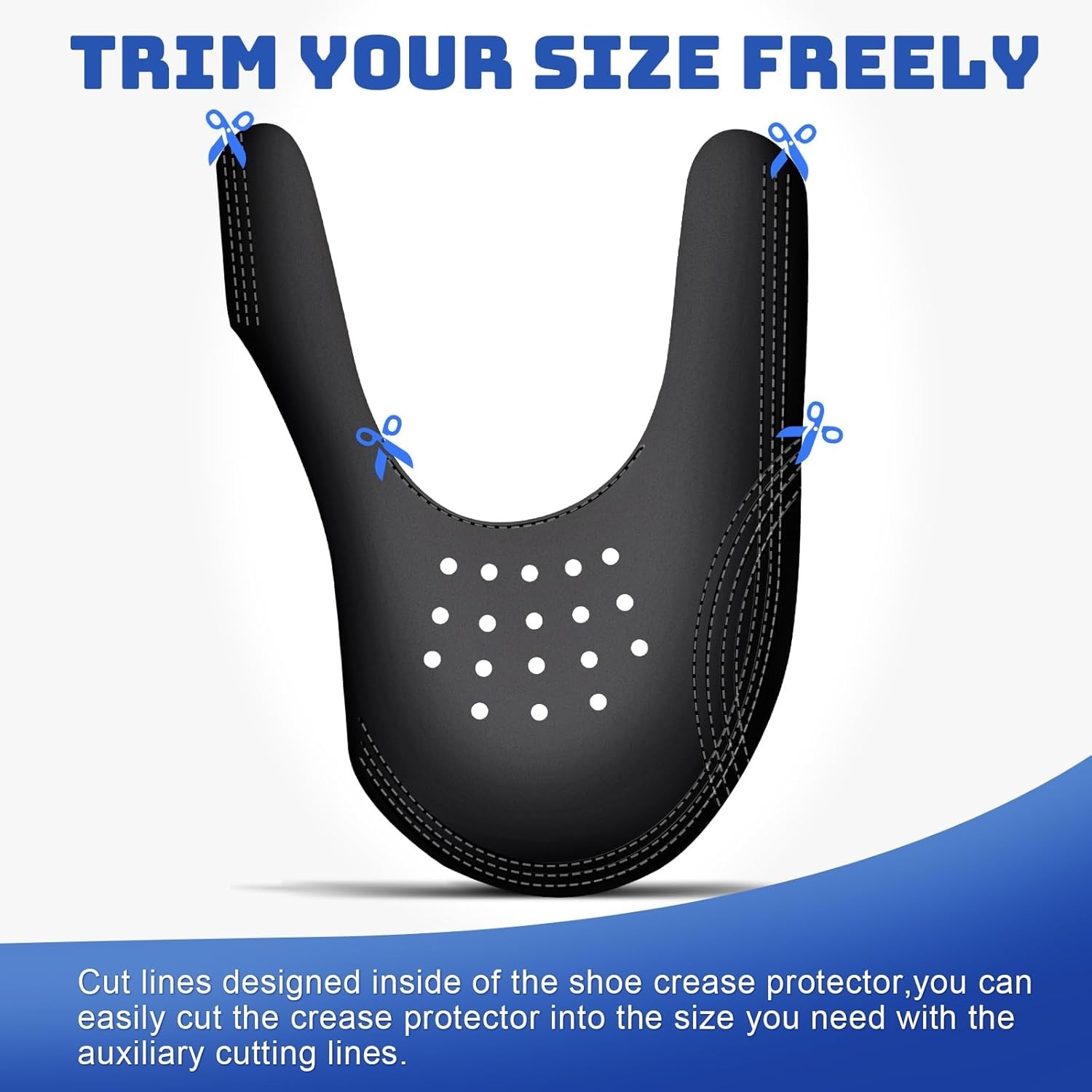 Comfortable Shoe Crease Protectors for Sneakers Sizes 7 to 13 Easy to Use
