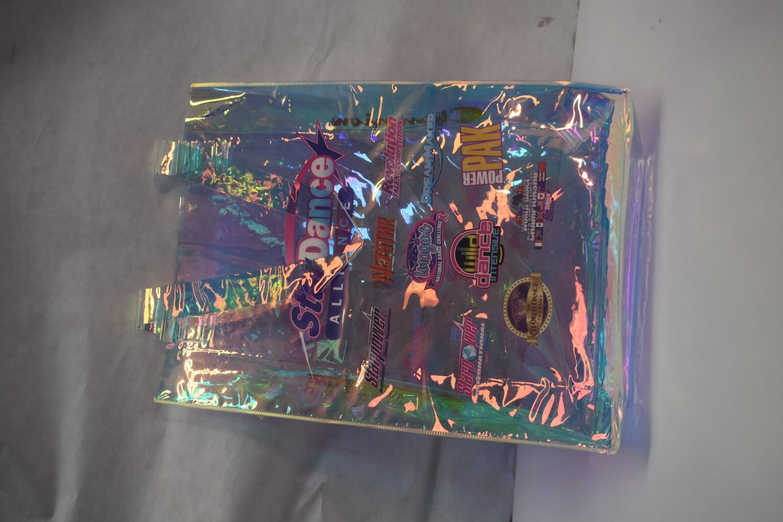 Star Dance Alliance Dance Competition Promo Sponsor Bag Clear Rainbow Prism