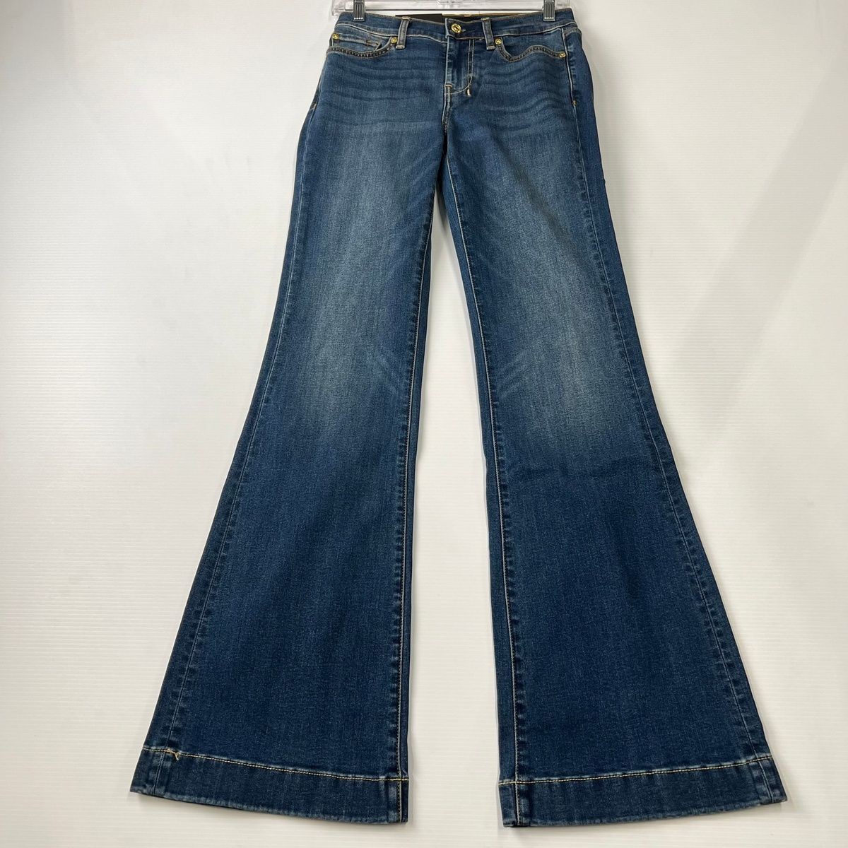 7 FOR ALL MANKIND Dojo Slim Illusion Flare Jeans Women’s Size 26