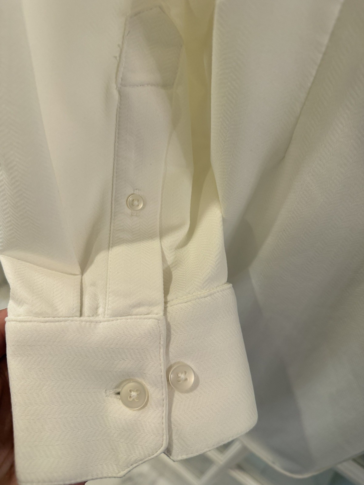 Mizzen+Main Dress Shirt Mens 2XL XXL White Trim Fit Made USA