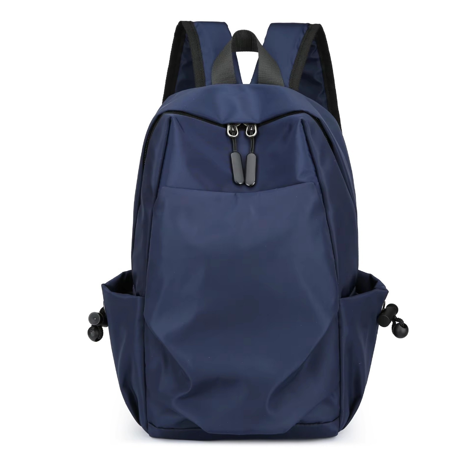 Mini Men’s Backpack Small Black Canvas Travel School Waterproof Bag