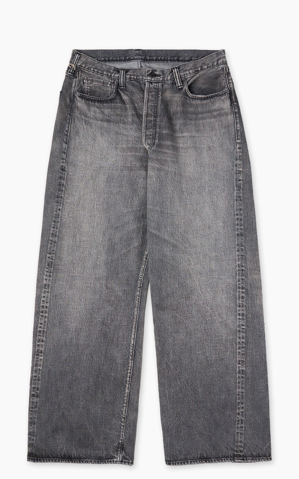 FULLCOUNT 1137BK DUKE 3 MODEL SELVEDGE DENIM DARTFORD BLACK 32/32
