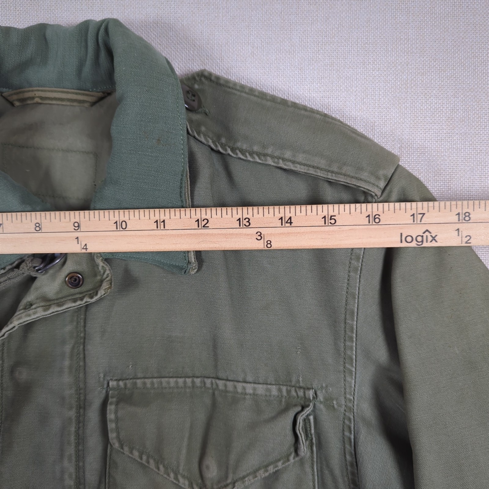 VTG 50s US Army M-51 Field Jacket Small OG-107 Green Distressed Korean War