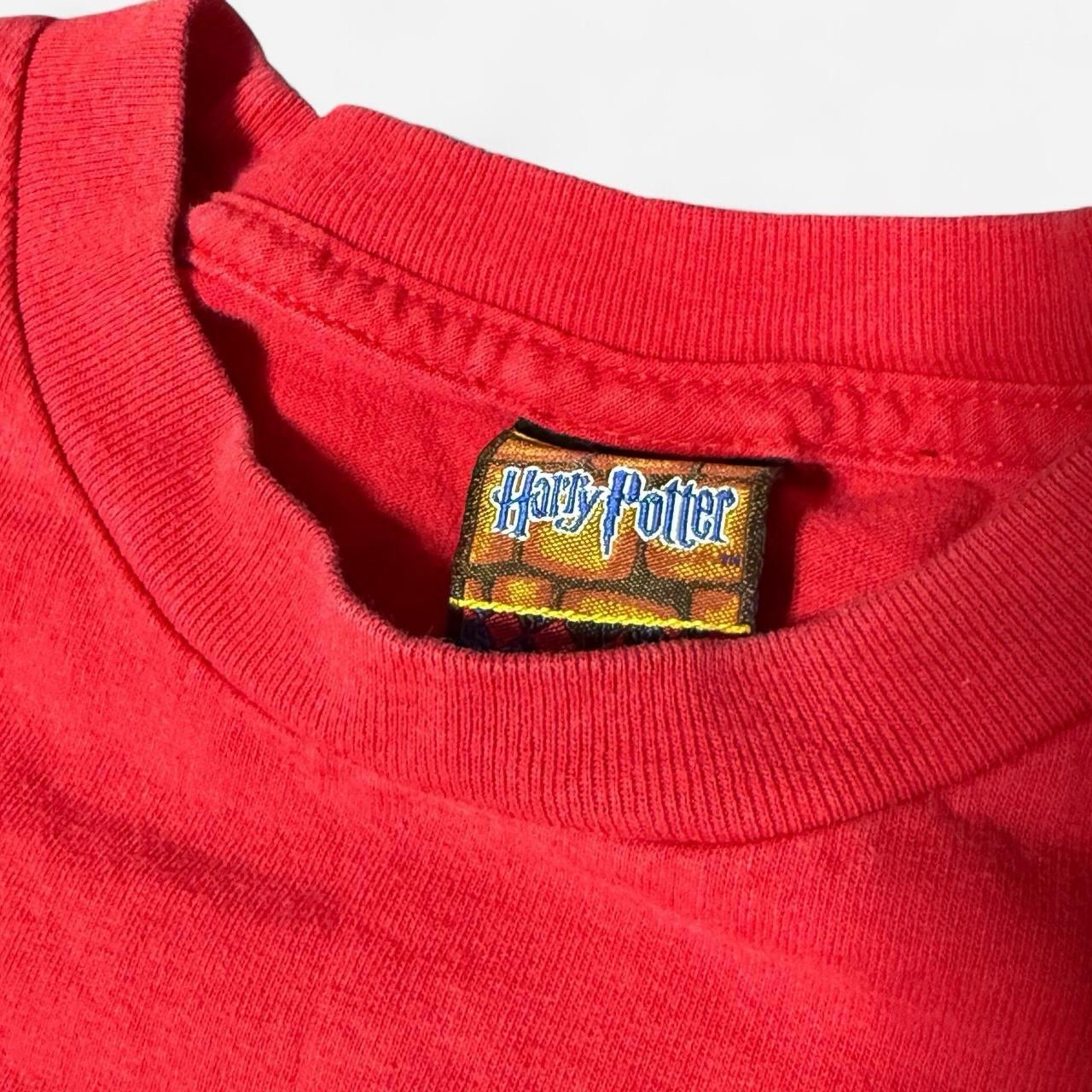 Vintage Harry Potter Youth S Red Graphic Tee 100% Cotton Crew Neck Merch