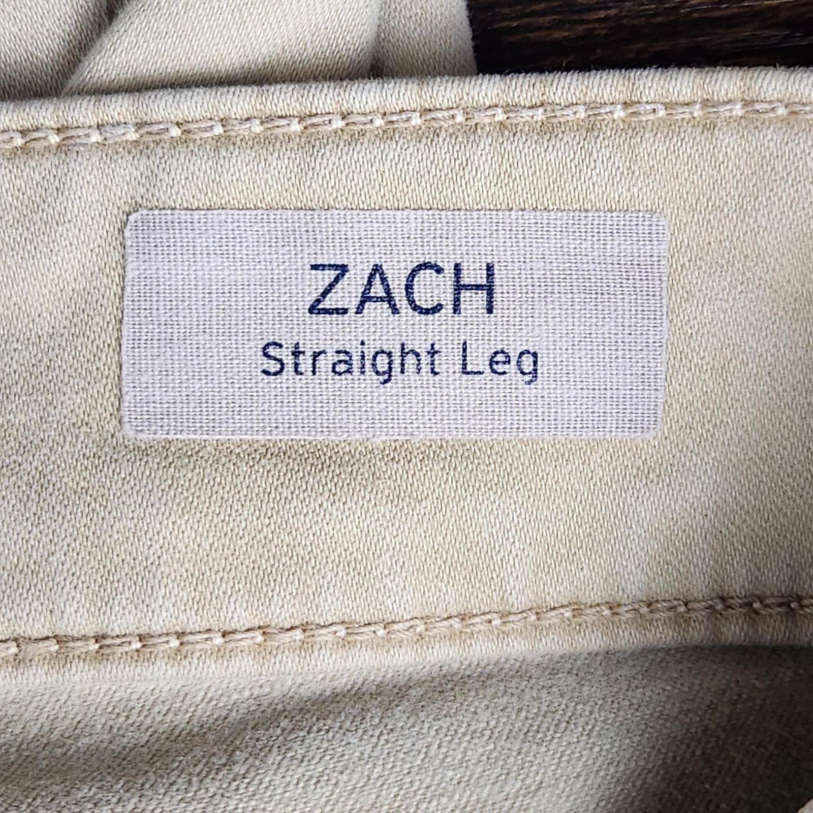 Mavi Jeans Mens 34×30 Beige Zach Straight Leg Denim Stretch Casual Pants