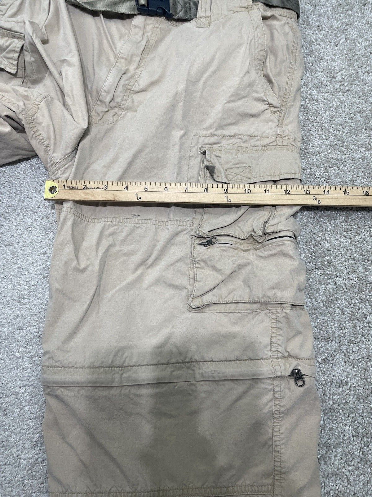 Y2K Abercrombie Fitch Cargo Pants XL 34X29 Paratrooper Baggy Gorpcore Grunge